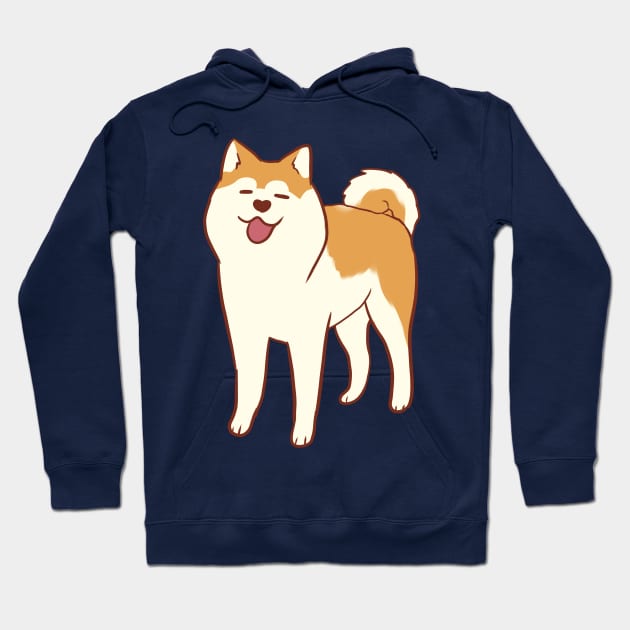 akita illustration Hoodie by Mayarart